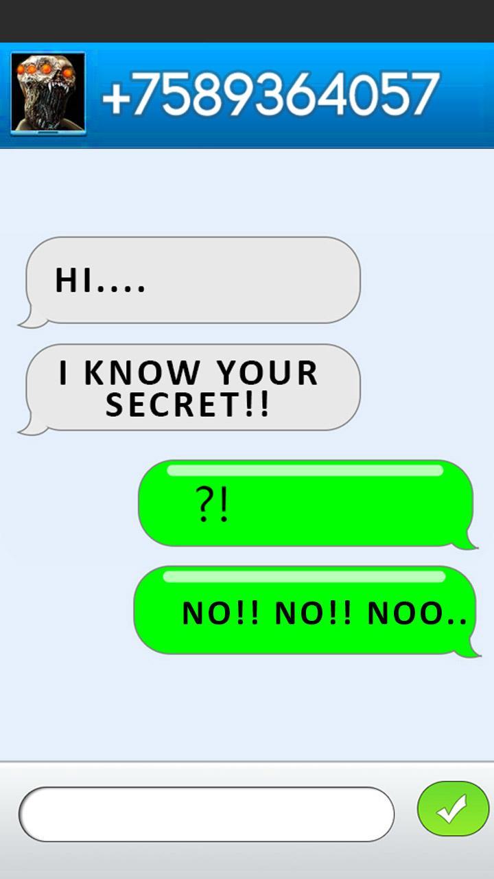 Fake SMS Horror Joke