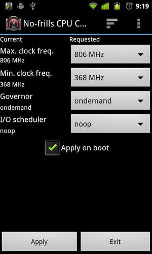 No-frills CPU Control