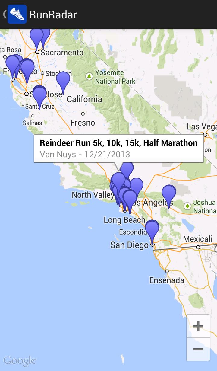 Marathon Search - RunRadar