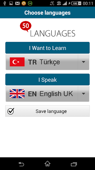 Learn Turkish - 50 languages