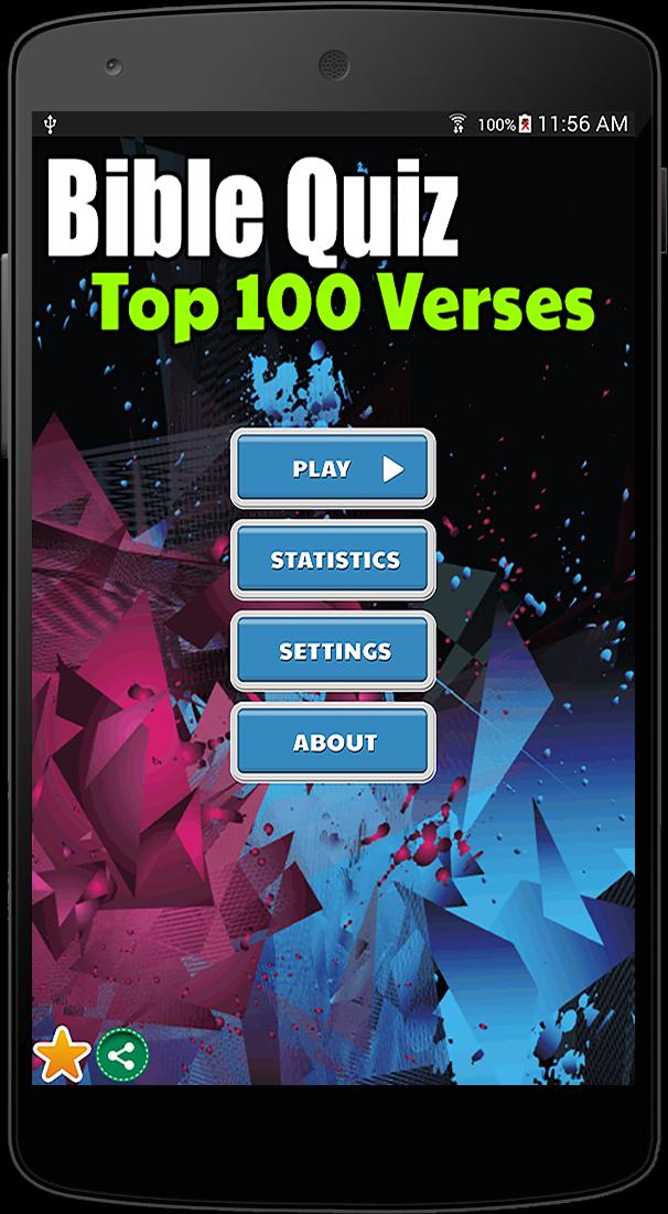 Bible Quiz Top 100 Verses FREE