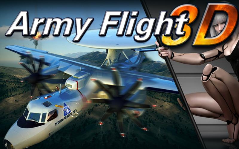 3D Army plane flight simulator