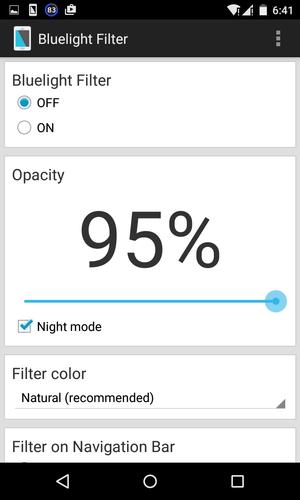 Bluelight Filter - Night Mode