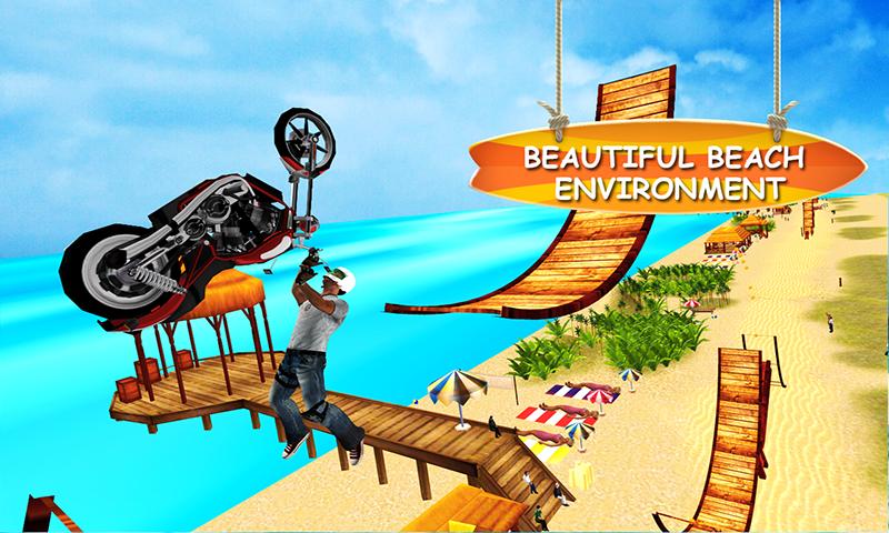 Moto Beach Jumping 3D