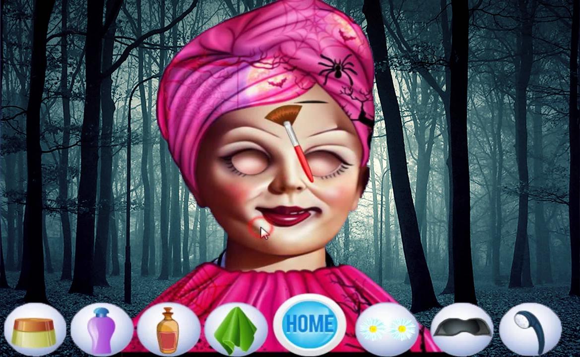 Scary Girl Dressup Game