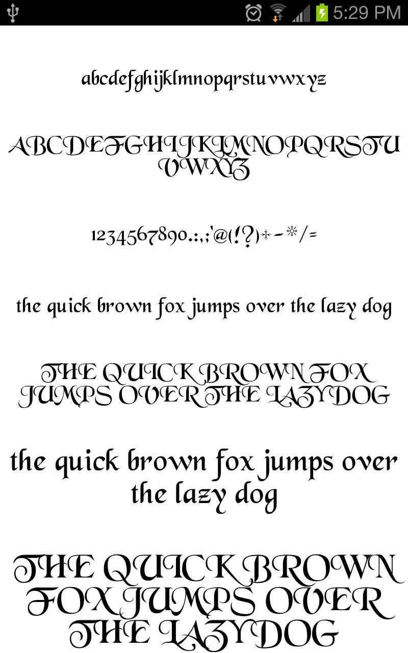 Goth Fonts