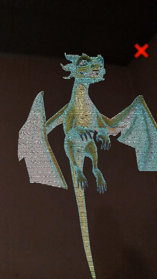 AR Hologram Flying Dragon