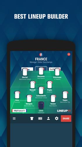 Lineup11 - Football Line-up