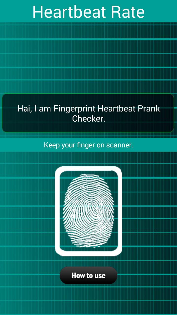 Fingerprint Heartbeat Prank