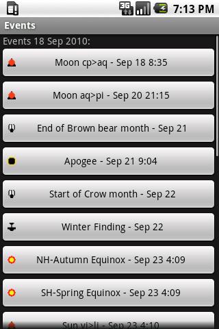 Pagan Calendar