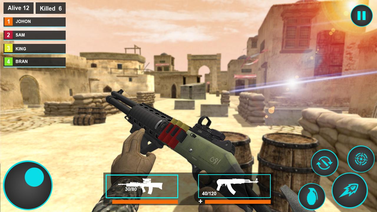 Modern FPS Gun Shooting: Count