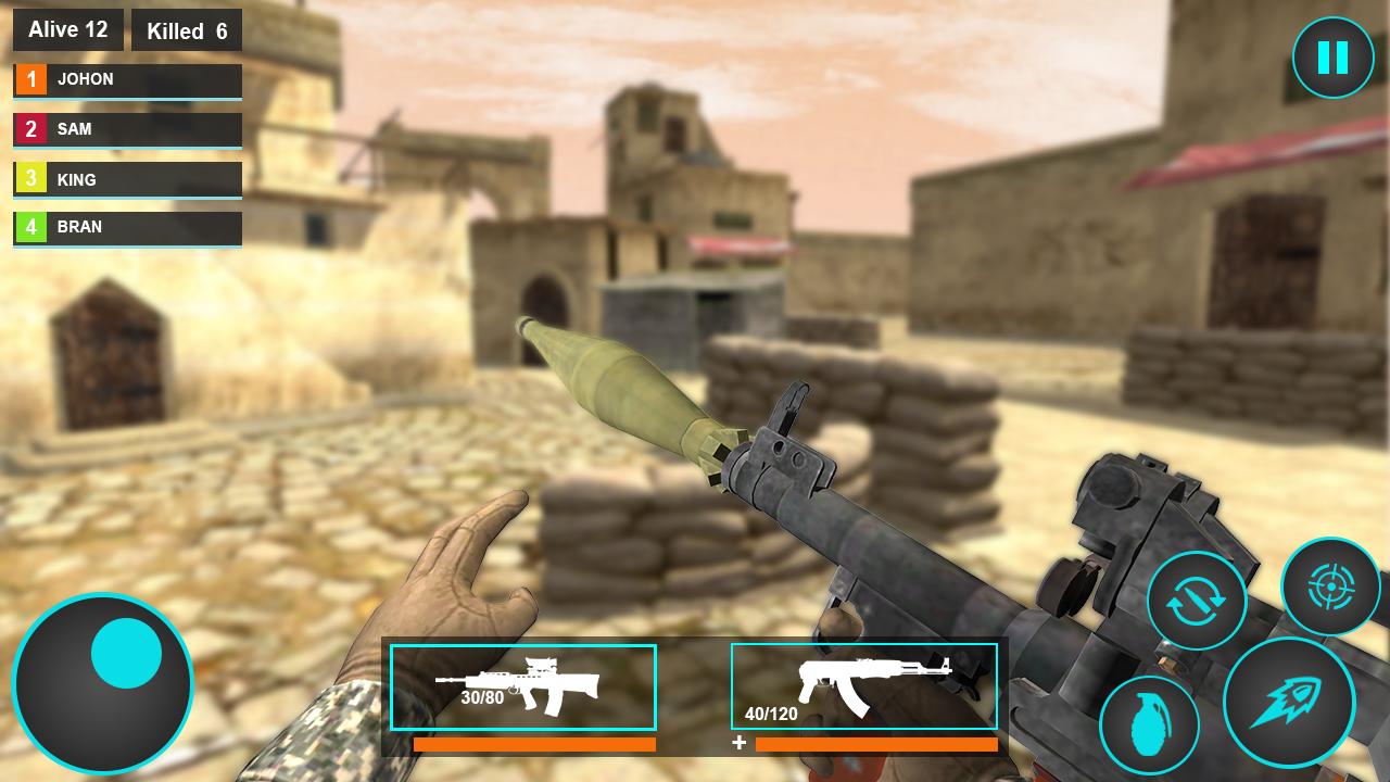 Modern FPS Gun Shooting: Count