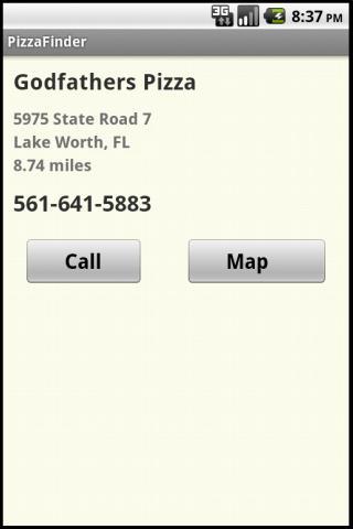 Pizza Finder
