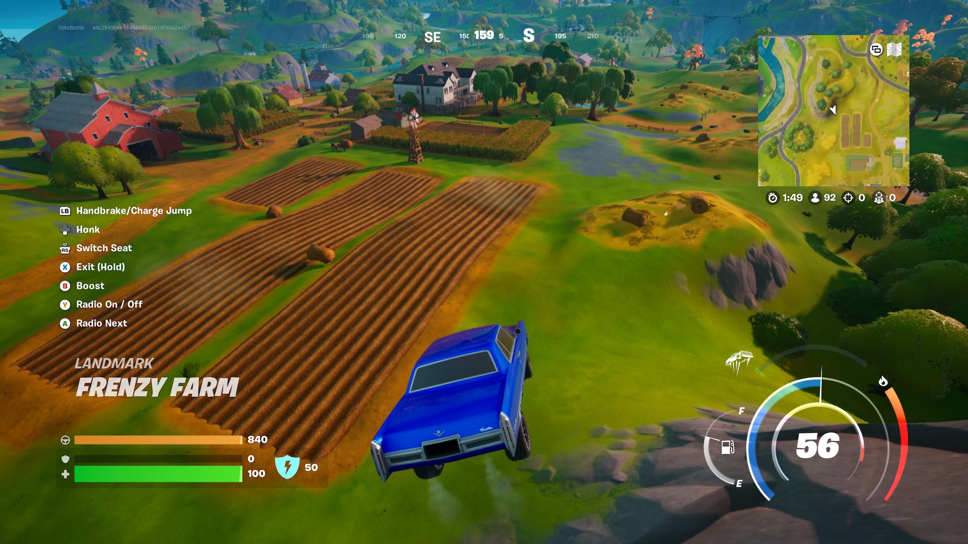 如何在Fortnite第2章混音中进行飞行汽车故障