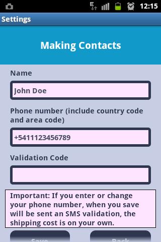 Making Contacts