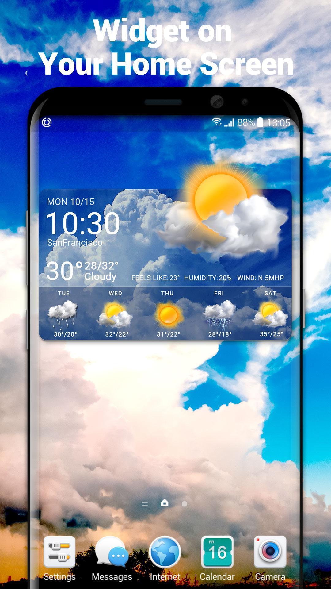 Pro Hourly weather forecast