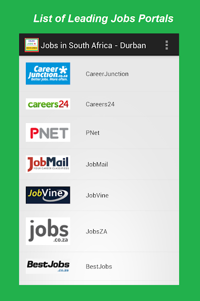Jobs in South Africa - Durban