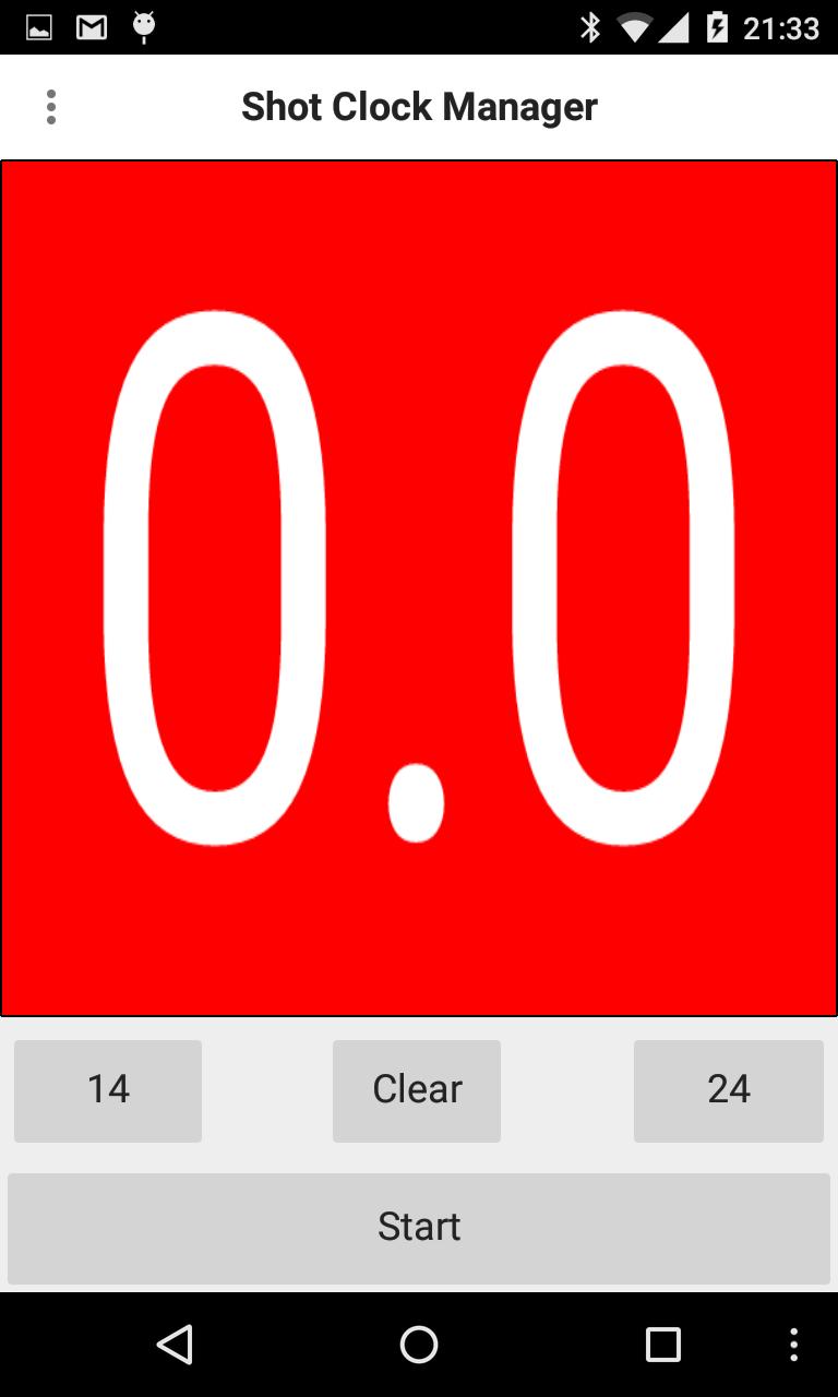Basketball Shot Clock Timer