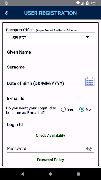 mPassport Seva