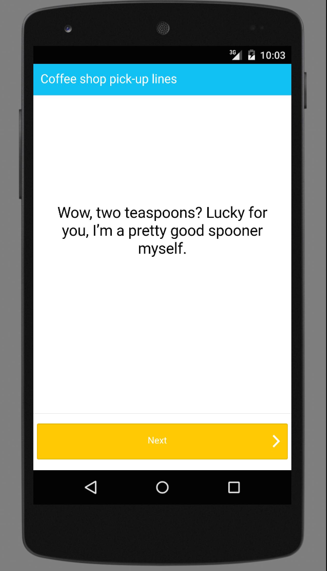 Everyday Funny Pick-Up Lines