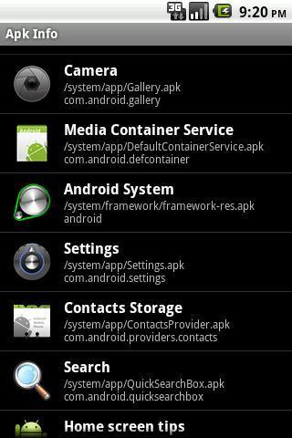 Apk Info free