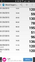 Blood Sugar Log