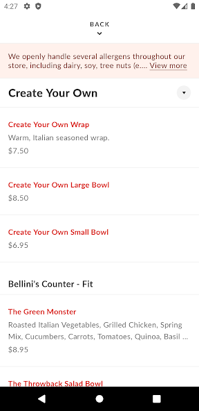 Bellini's Counter