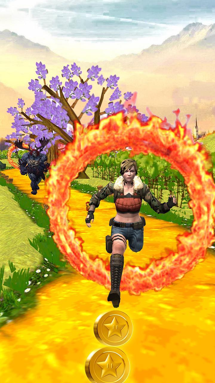 Temple Lost Fire Run 3D Endless Game