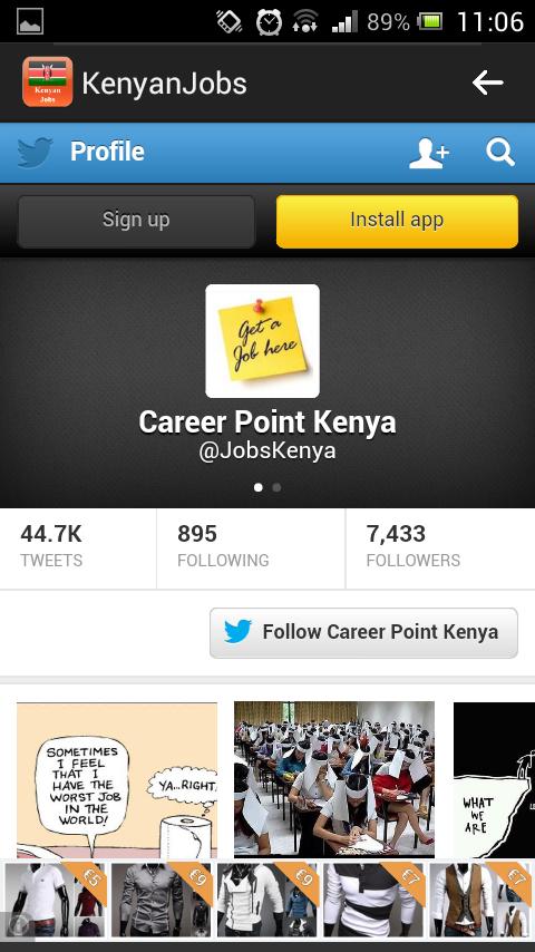 JOBS IN KENYA