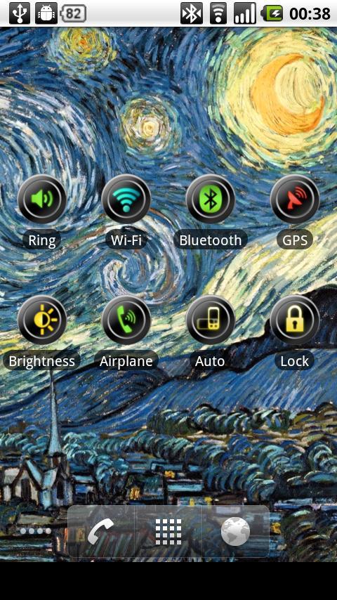 Brightness Toggle Widget