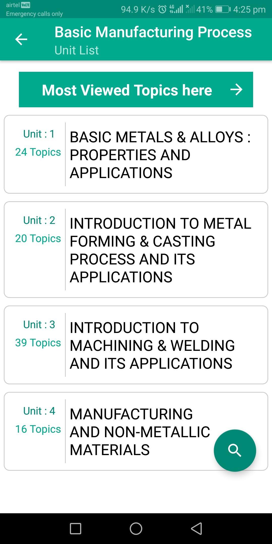 Basic Manufacturing Process