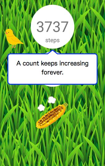 Pretty pedometer