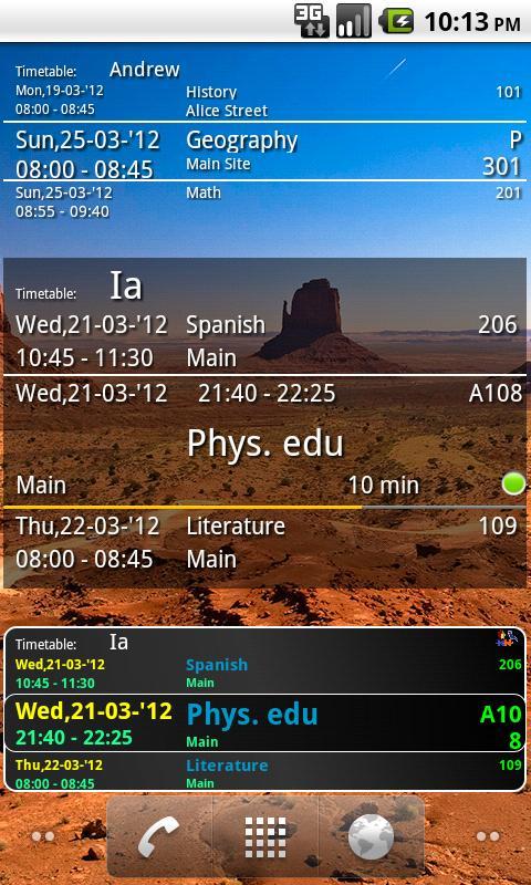 Student Timetable Helper