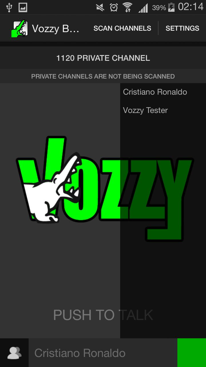 Vozzy: TeamSpeak WalkieTalkie