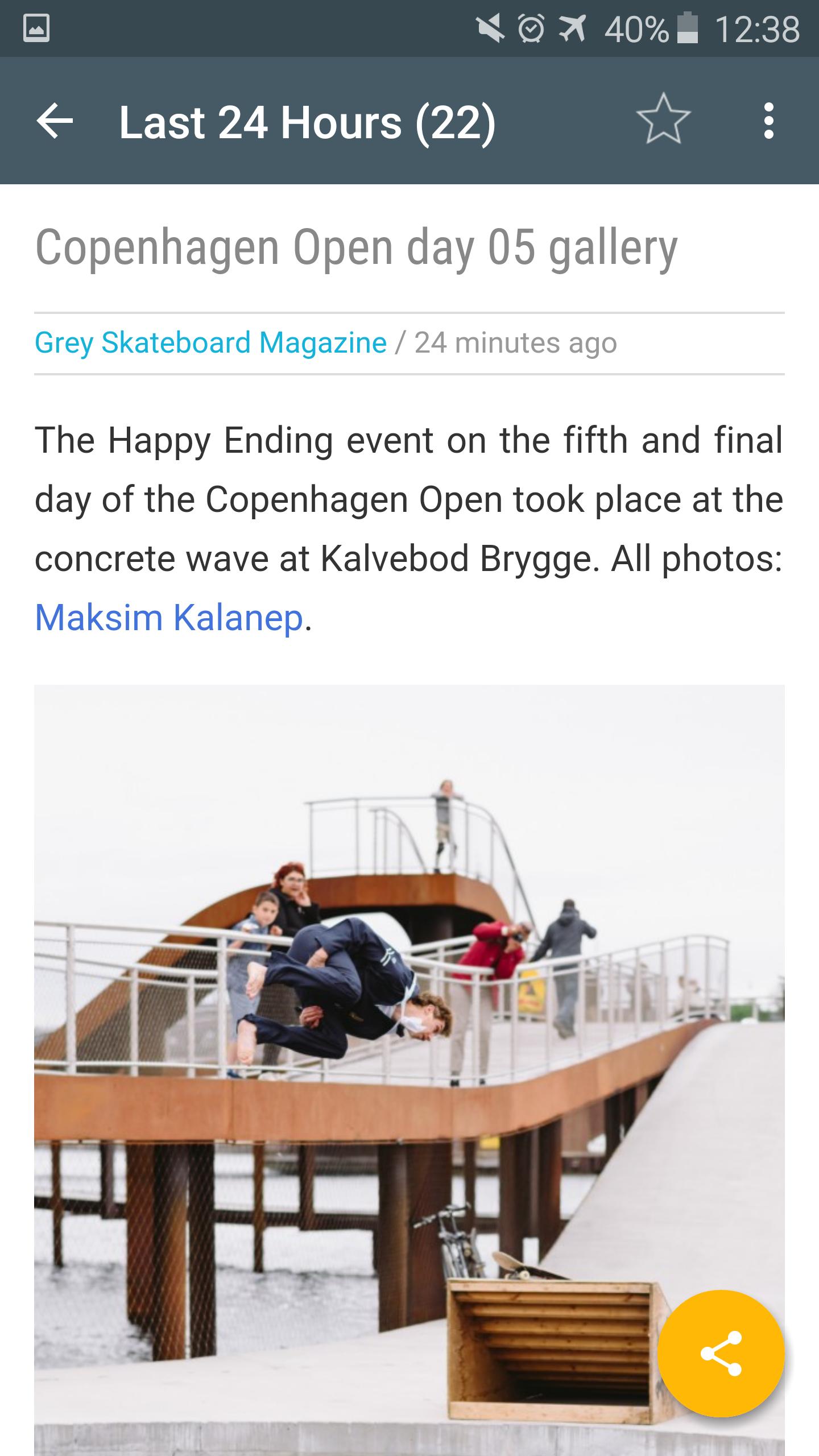 Skateboarding News