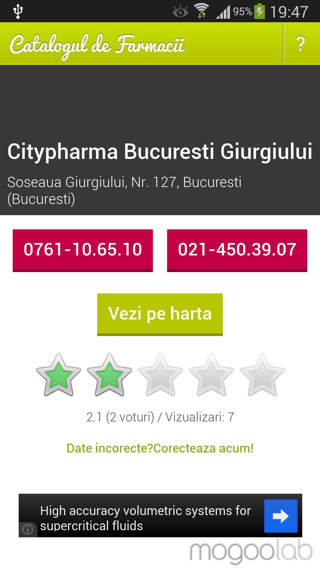Catalogul de Farmacii