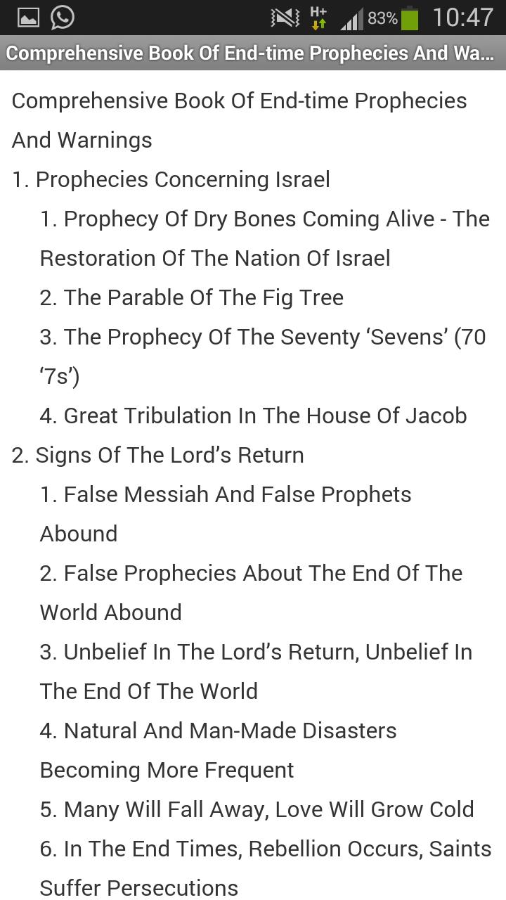 End Times Bible Prophecy