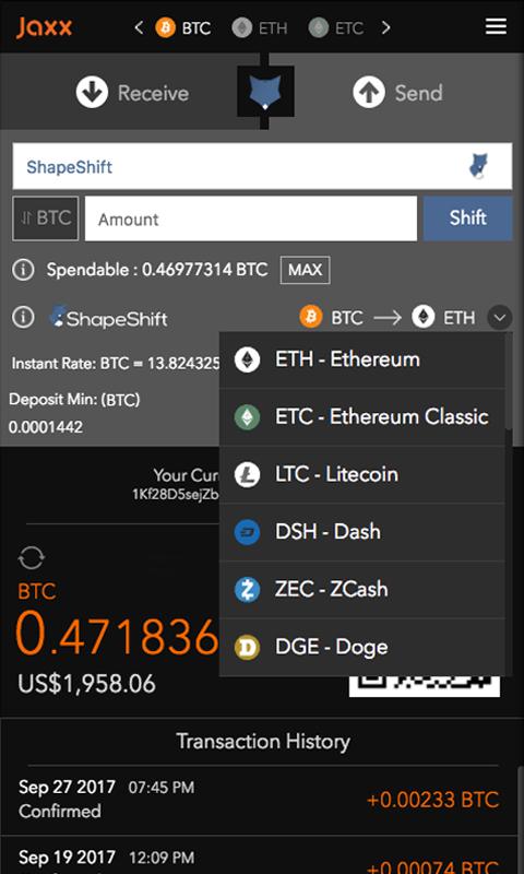 Jaxx Classic: Your Blockchain Interface & Wallet