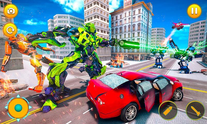 Flying Robot Monster Truck Transform: Robot Battle