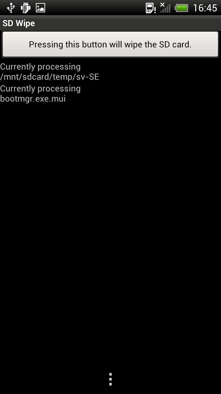 SD Wipe