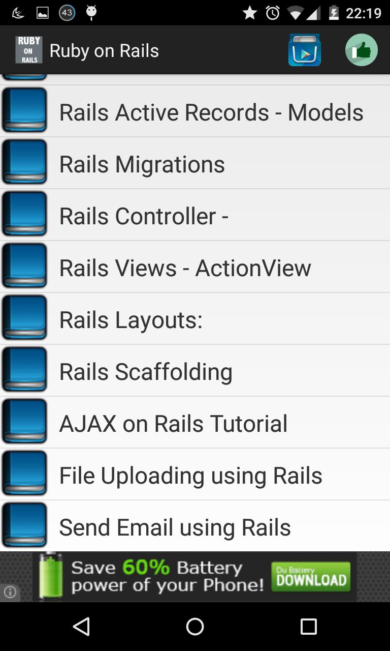 Ruby on rails offline