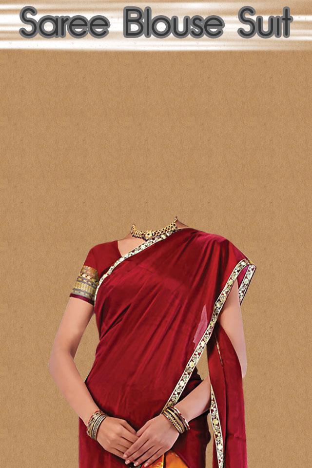 Saree Blouse Photo Suit