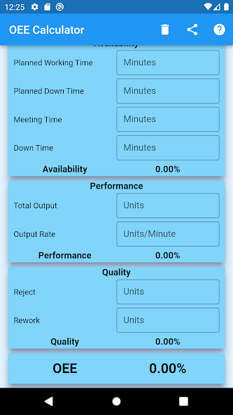 OEE Calculator