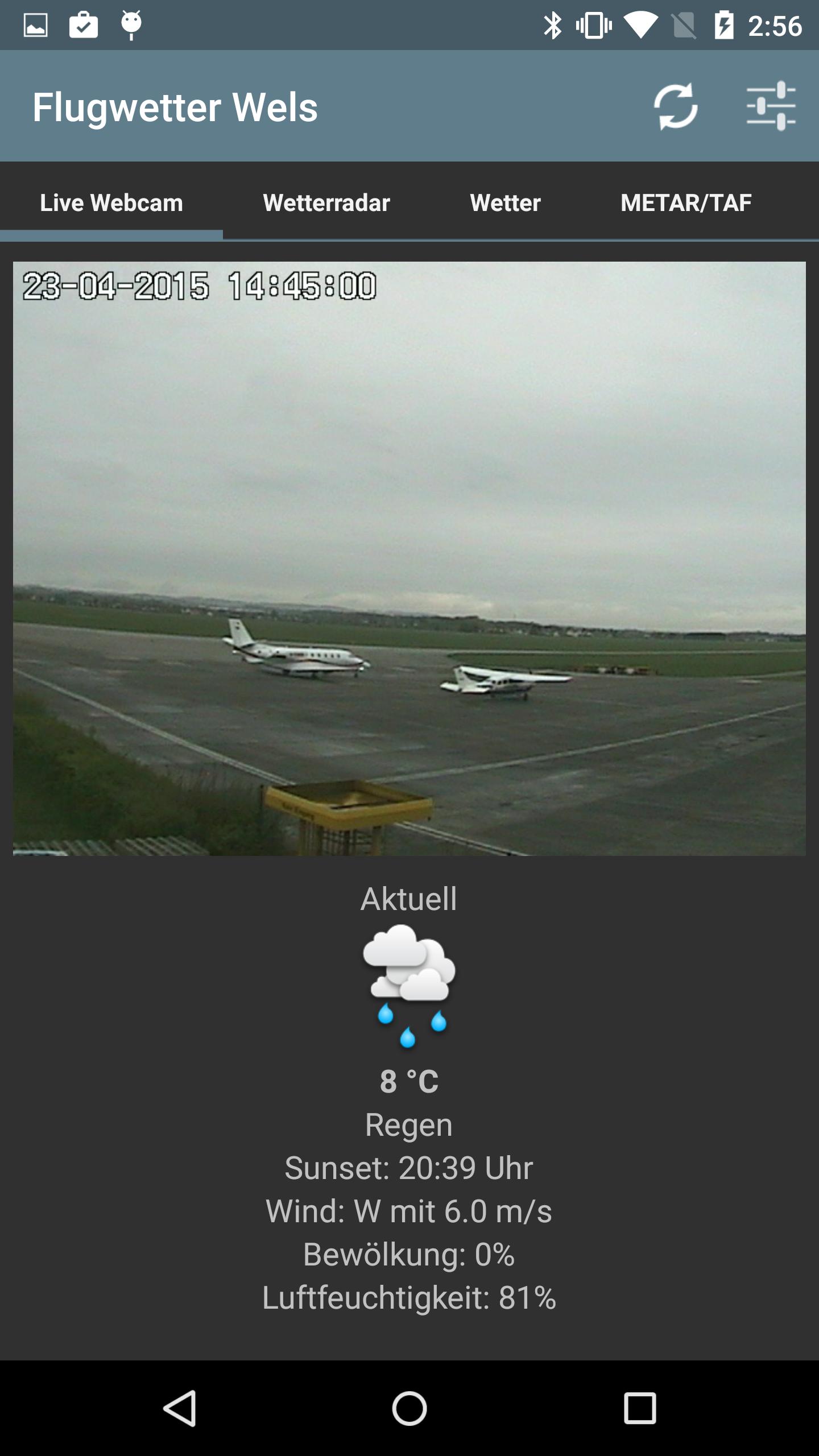 Flugwetter Wels