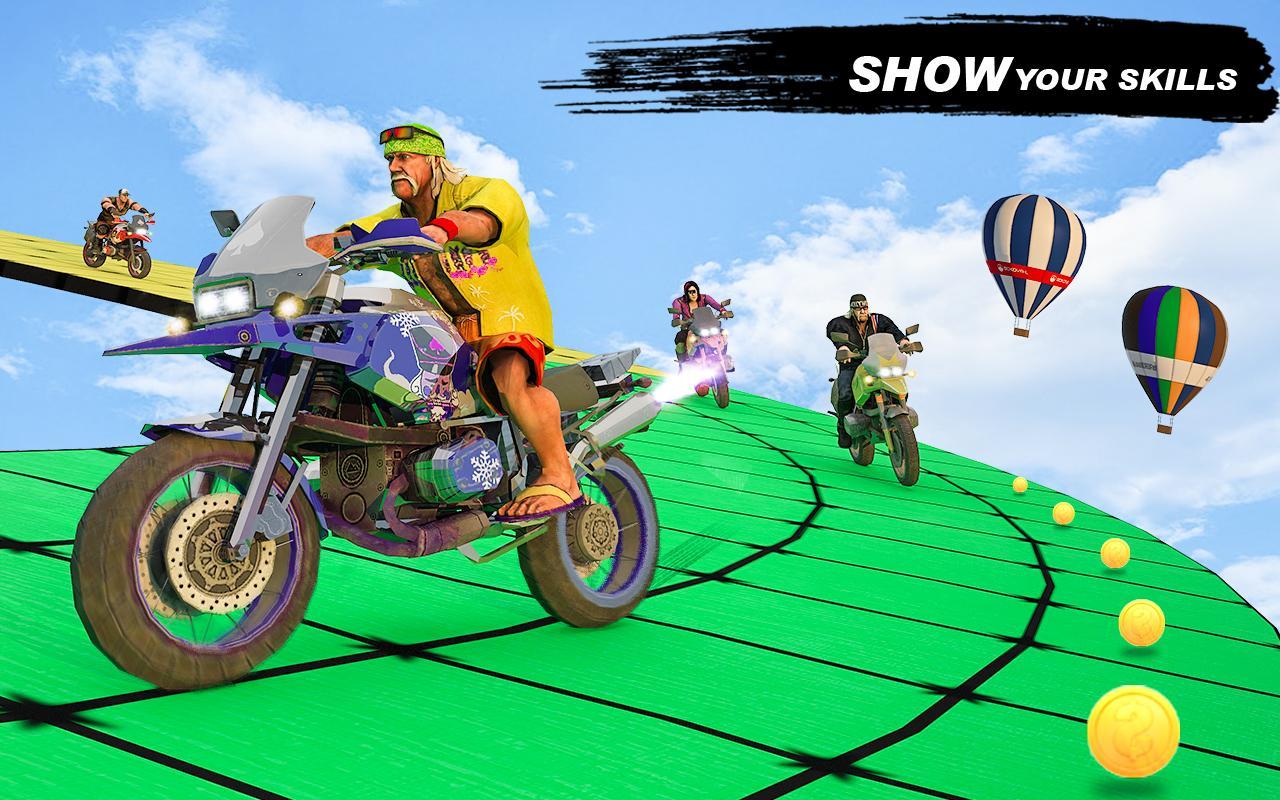 Superhero Tricky GT Bike Game