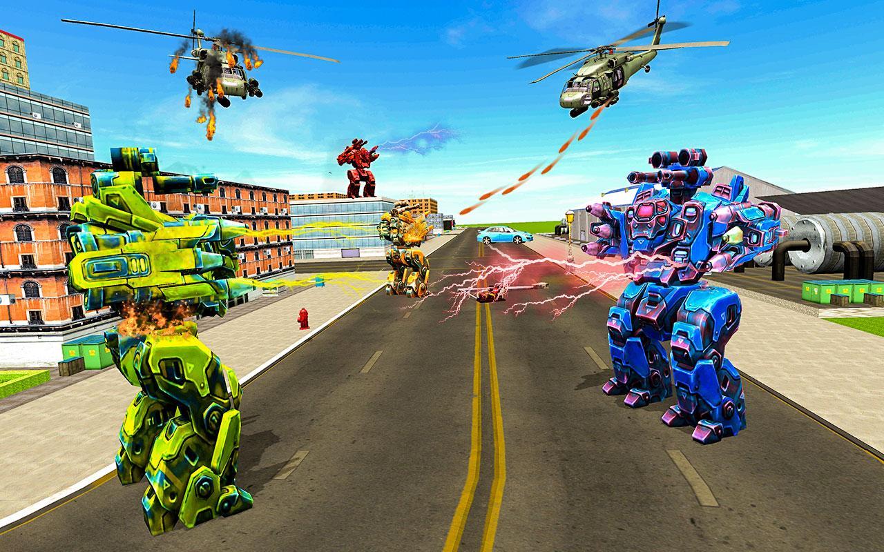 Modern Robots Survival City Battle