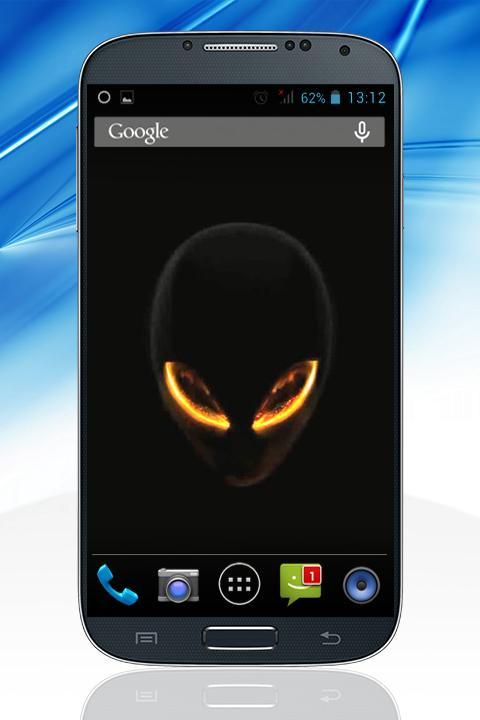 Alien Skull Fire LWallpaper