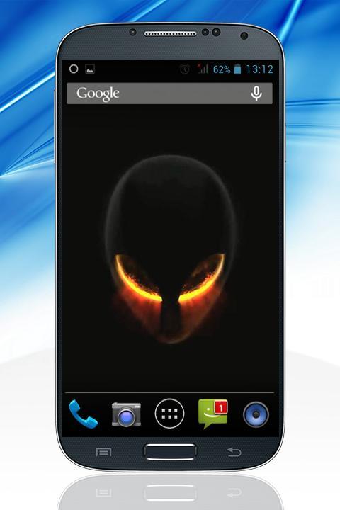 Alien Skull Fire LWallpaper