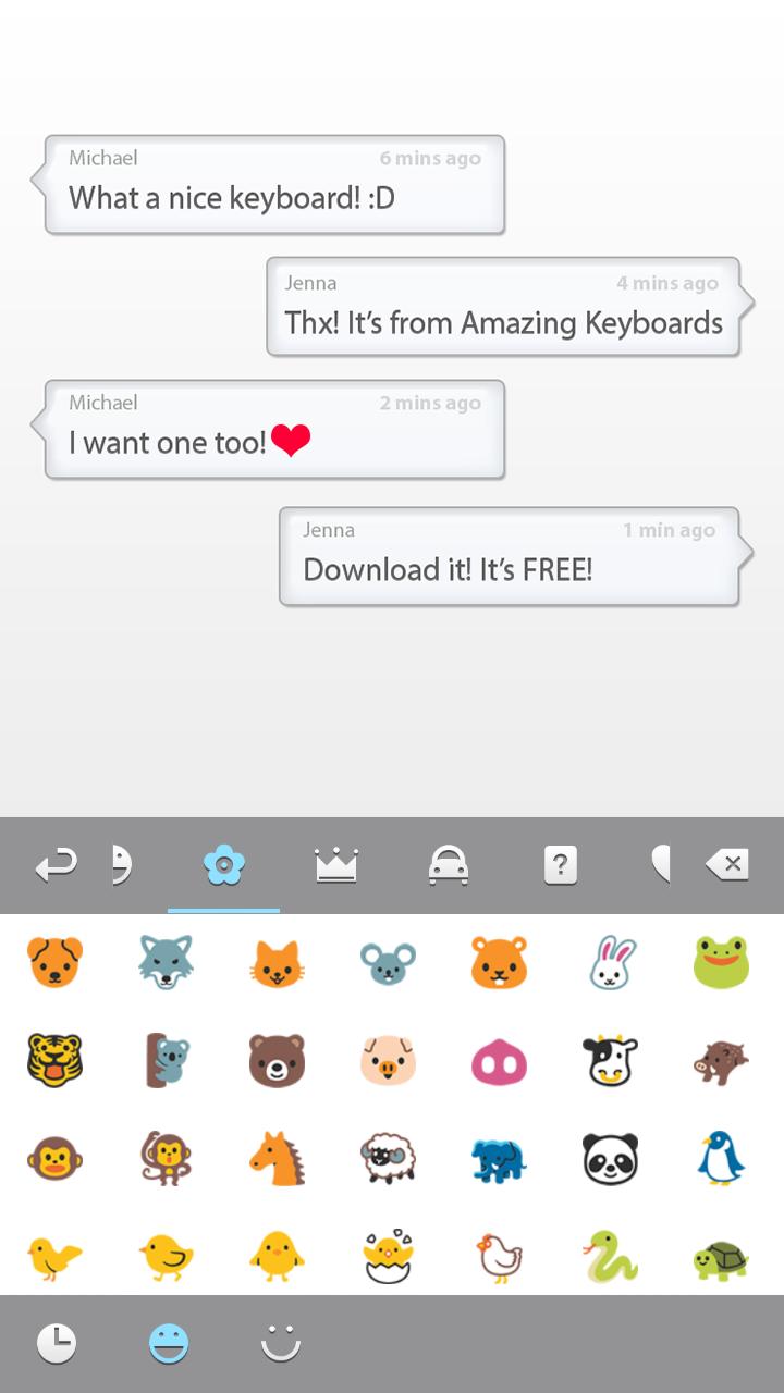 White GO Keyboard