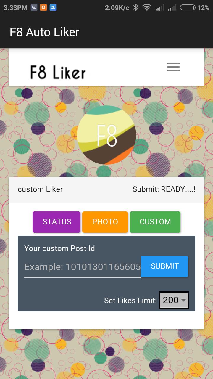 F8 Photo Likes